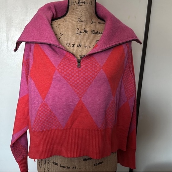 NWT Free People | Lucy 1/2 Zip Pullover Sweater | XS - Picture 5 of 12